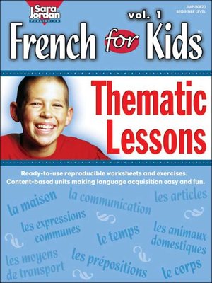cover image of French for Kids: Thematic Lessons